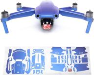 🔵 seo-optimized wrapgrade main unit skin for dji mavic air 2 in celeste blue logo