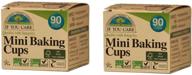 🧁 youcare j25018 mini baking cups, brown 2 pack: perfect for your baking delights! logo