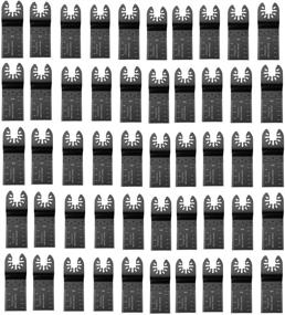 img 3 attached to Efficient Diagtree 50Pack Bi-Metal Multitool Blade Set - Compatible with Fein Multimaster, Dremel Multi-Max, Dewalt, Craftsman, Ridgid, Makita, Milwaukee, Rockwell (50pcs Bi-Metal)