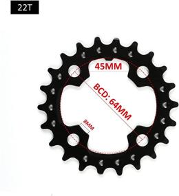 img 1 attached to BUCKLOS Chainring Mountain Chainrings Compatible