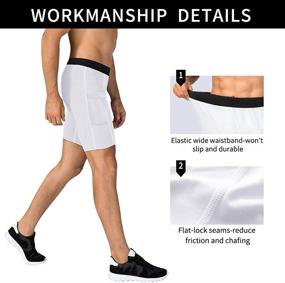 img 1 attached to Wragcfm Compression Baselayer Underwear for Active Men's Clothing