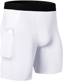 img 4 attached to Wragcfm Compression Baselayer Underwear for Active Men's Clothing
