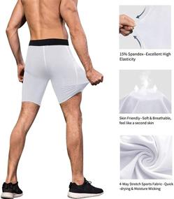 img 2 attached to Wragcfm Compression Baselayer Underwear for Active Men's Clothing