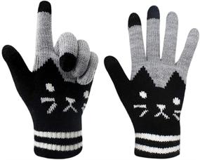 img 4 attached to RARITYUS Unisex Texting Mittens: A 📱 Must-Have Smartphone Accessory for Men's Gloves & Mittens