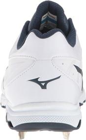 img 2 attached to 👟 Powerful Performance: Mizuno 9 Spike Advanced Softball White Red Women's Athletic Shoes