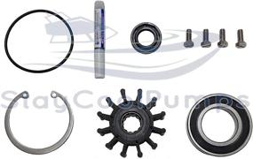 img 1 attached to 🔧 High-Performance Stainless Water Pump Repair Kit for 1999-2005 Volvo Penta Gas Sterndrive: Crankshaft Mounted