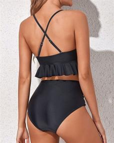 img 3 attached to Tempt Me Swimsuit Waisted Swimwear