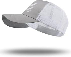 img 2 attached to 🧢 Classic American Flag Trucker Hat: Snapback Baseball Cap for Men and Women - Breathable Mesh Side, Adjustable Fit - Perfect for Casual Wear