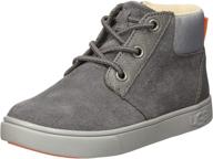 👟 stylish boys' ugg jayes sneaker in charcoal - perfect size for fashionable feet logo