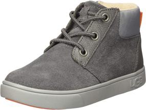 img 4 attached to 👟 Stylish Boys' UGG Jayes Sneaker in Charcoal - Perfect Size for Fashionable Feet