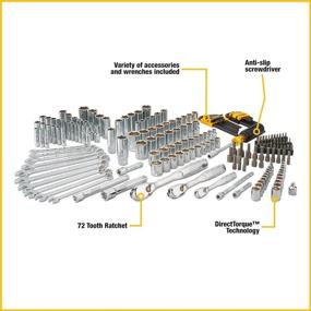 img 2 attached to DEWALT 205-Piece Mechanics Tool Set (DWMT81534)