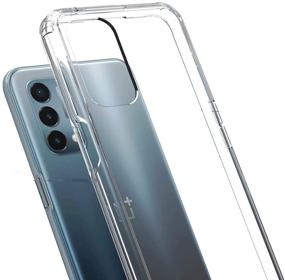 img 4 attached to 📱 Drop-Proof Clear TPU + PC Shockproof Case for OnePlus Nord N200 5G - Ftonglogy Cell Phone Case