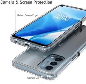 img 3 attached to 📱 Drop-Proof Clear TPU + PC Shockproof Case for OnePlus Nord N200 5G - Ftonglogy Cell Phone Case