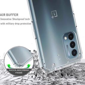 img 1 attached to 📱 Drop-Proof Clear TPU + PC Shockproof Case for OnePlus Nord N200 5G - Ftonglogy Cell Phone Case