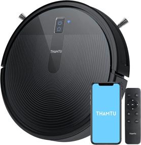 img 4 attached to 🤖 Thamtu G10 Robot Vacuum: 2700Pa Strong Suction & Alexa Compatible for Pet Hair, Hard Floors, and Medium-Pile Carpets