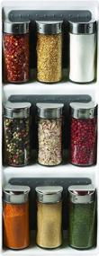 img 1 attached to 🌶️ madesmart Basic Spice Drawer Organizer - White , BASIC COLLECTION , 3-Compartments , Kitchen Organizer , Non-slip Lining , BPA-Free