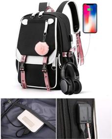 img 1 attached to 🔌 MHCT High-Capacity Charging Headphone Backpack