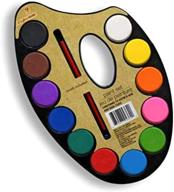 colors watercolor paint palette set logo