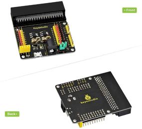 img 3 attached to 🔌 Enhanced Keyestudio Microbit Sensor Breakout Board with DC Jack & Micro USB: Effortlessly Connect Multiple Sensor Modules for Micro:bit