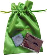 🍀 irish turf peat incense burner: experience the scent of ireland with 6 mini sods in a stylish drawstring gift bag логотип