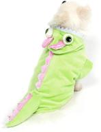 🦖 mogoko pet halloween costume, dog cat dragon cosplay dress, green dinosaur costume for dogs логотип