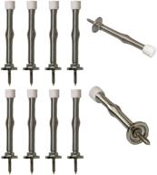 🚪 10-pack of 3-inch harrier hardware flexible spring door stops logo