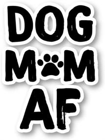 img 2 attached to Dog Mom Af Sticker Stickers