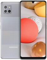 📱 samsung galaxy a42 5g unlocked smartphone - gray, us version, 128gb, android cell phone, multi-lens camera, long battery life logo