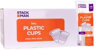 🥤 case of 2,500 – 3 oz. disposable clear plastic cups, 100 count packages: the ideal solution for events and businesses logo