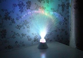 img 1 attached to 🌟 USB Operated Warm White LED Fiber Optic Lamp – Ideal Mood Lights for Home Decoration, Weddings & Parties – Great Gift Idea!