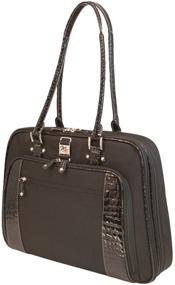 img 4 attached to 👜 Mobile Edge Women's Onyx, Checkpoint Friendly Laptop Briefcase - 16" PC, 17" MacBook - Business, Travel, Student MESFOBC - Black