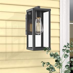 img 1 attached to Odeums Outdoor Lantern Exterior Lighting