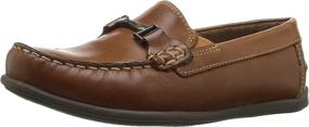 img 3 attached to Стильные и удобные детские туфли Florsheim Jasper Saddle для мальчиков - размер 12.