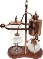 ☕ nispira belgian luxury royal family balance syphon siphon coffee maker - copper color, 1 set логотип