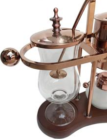 img 1 attached to ☕ Nispira Belgian Luxury Royal Family Balance Syphon Siphon Coffee Maker - Copper Color, 1 set