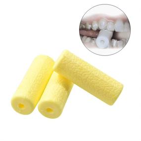img 1 attached to 🦷 Angzhili 9 Pieces Aligner Chewies for Aligner Trays, Silicone Orthodontic Chewies with Storage Case, 3 Colors - White, Yellow, and Green