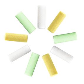 img 3 attached to 🦷 Ангжили 9 штук Чьюиз для выравнивающих дуг, Жвачки ортодонтические силиконовые с чехлом для хранения, 3 цвета - белый, желтый и зеленый