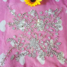 img 1 attached to Rhinestone Appliques Decoration Accessory 10 6X12 2″