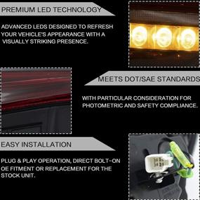 img 2 attached to VLAND Tail Lights Assembly: Toyota 86 2012-2020, Subaru BRZ/Scion FRS 2012-2019 | Sequential, Full LED, Plug-and-Play, Red
