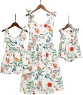 mumetaz mommy shoulder straps: floral matched dresses for fashionable mother-daughter duos logo
