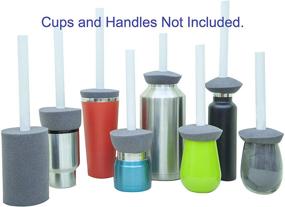 img 2 attached to 🔄 Top-Quality Foam Inserts for Cup Turner Tumbler Craft - Cuptisserie Cup Spinner - Spin it Cup Turner - Set of 4 Foam Pieces