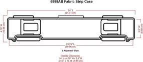 img 2 attached to 🧵 Optimized: ArtBin 6999AB Fabric Strip Case - Crafts, Quilting & Sewing Organizer, Plastic Storage Case, Clear