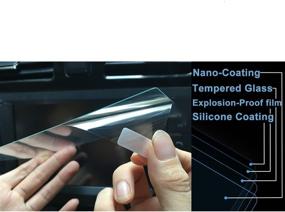 img 1 attached to 📱 LFOTPP Glass Screen Protector - High Clarity for 2018-2021 Volkswagen Tiguan Arteon 8 Inch Car Navigation Touch Display