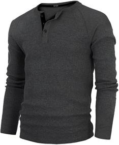 img 4 attached to GIVON Men's Casual Lightweight Sleeve GMT001 BLACK Shirt