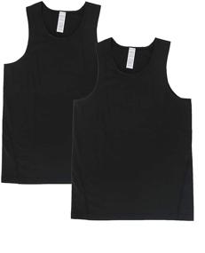 img 4 attached to 👕 Junyue Pack of 2 Sleeveless Undershirts - Boys' Clothing T-Shirts