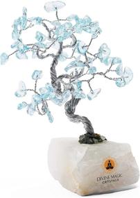 img 4 attached to Topaz Crystal Money Tree: Divine Magic for Good Luck, Abundance, and Wealth - Feng Shui Gifts for Anniversary, Healing Crystal Tree of Life. Enhance Home & Office with Good Fortune!