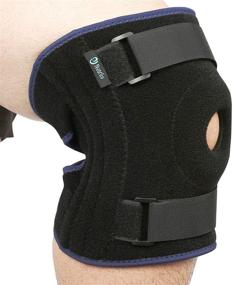 img 4 attached to 🏋️ Nvorliy Plus Size Knee Brace XL-8XL: Superior Open-Patella Stabilizer for Arthritis, ACL, Running, Pain Relief, Meniscus Tear, Post-Surgery Recovery - Breathable Neoprene Support