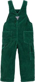 img 2 attached to 👶 Adorable Toddler Boys' Khaki Overalls - Perfect for Outdoor Expeditions!