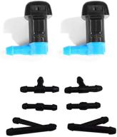 🚗 front windshield washer hood nozzle sprayer for mazda3, mazda5, mazda6, mazda rx-8 (2003-2011) – replaces oem # gk2a-67-510b, bn8w67510 logo