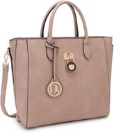 👜 dasein women's designer satchel: shoulder briefcase, handbag & wallet combo logo